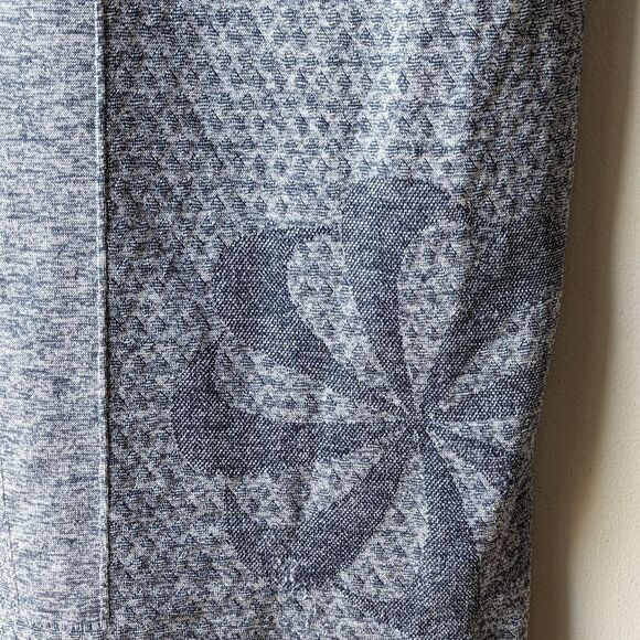 Nike Heathered Blue Colorblock Quarter Zip Fitted‎ Run Top - S Lightweight Layer - Picture 12 of 16